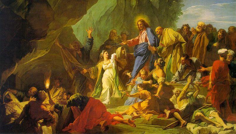 Jean-Baptiste Jouvenet The Resurrection of Lazarus oil painting image